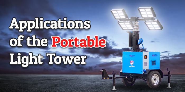 Applications of the portable light tower